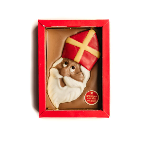 Sinterklaas chocolade in vensterdoos